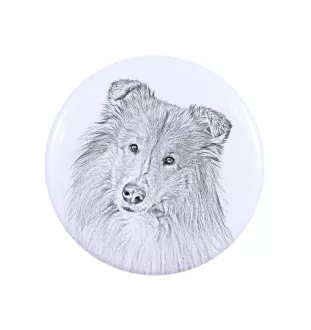 Chihuahua à poil court - badge avec votre chien, ajoutez votre propre photo, marque Art-Dog