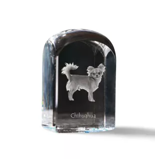 Chihuahua krótkowłosy kryształ pieczątka pięczątka z psem Art-Dog