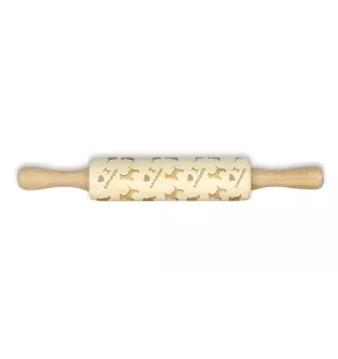 Chihuahua short-haired, Chihuahua smooth - small rolling pin with a dog, patterned dough roller, gadget for ceramicists from the Art-Dog brand