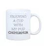 Chihuahua short-haired, Chihuahua smooth - cup with a geometric dog image and the inscription Art-Dog