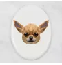 Chihuahua krótkowłosy płytka geometryczna Art-Dog