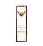 Chihuahua short-haired, Chihuahua smooth - geometric box with a picture and inscription for wine by Art-Dog