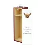 Chihuahua à poil court - une boîte géométrique avec une photo et un texte pour le vin de la marque Art-Dog