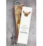 Chihuahua Kurzhaar - geometrische Box mit einem Bild und Schriftzug für Wein der Marke Art-Dog