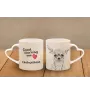 Chihuahua short-haired, Chihuahua smooth - cup with a dog, adorable cup with a heart-shaped handle, universal gift from the Art-Dog brand
