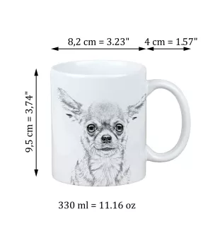 Chihuahua Kurzhaar - Tasse mit Hund, Tasse mit Bild, personalisiertes Geschenk der Marke Art-Dog