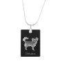 Chihuahua short-haired, Chihuahua smooth - Crystal pendant with dog, silver necklace with photo, personalised pendant by Art-Dog brand