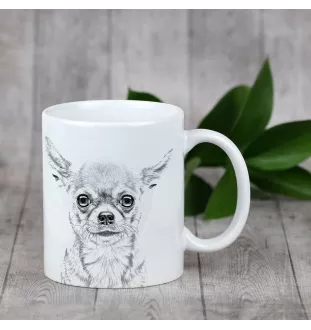 Chihuahua à poil court - tasse avec chien, tasse avec photo, cadeau personnalisé de la marque Art-Dog