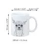 Chihuahua short-haired, Chihuahua smooth - cup with a dog, cute cup with graphics, a gift with your photo from the Art-Dog brand