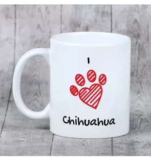Chihuahua short-haired, Chihuahua smooth - cup with a dog, cute cup with graphics, a gift with your photo from the Art-Dog brand