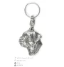 Border Terrier - Silver-plated dog pendant, handbag decoration, backpack pendant by Art-Dog brand