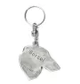 Borzoi, Russian Hunting Sighthound, Russian Wolfhound - Silver-plated dog pendant, handbag decoration, backpack pendant by Art-Dog brand
