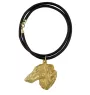 Barzoi, Levrier De Chasse Russe, Lévrier russe - Collier de chien dans une boîte cadeau, pendentif plaqué or pour les fans de chiens, bijoux remarquables par Art-Dog