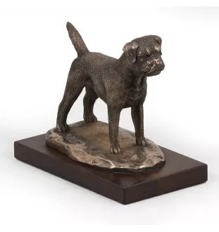 Border Terrier - statue de chien, figurine pour bureau, trophée pour exposition canine par la marque Art-Dog