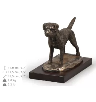 Border Terrier - dog statue, figurine for office, trophy for dog show by Art-Dog brand