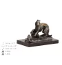 Barsoi, Russischer Jagdwindhund, Barzaia - Hundestatue, Figur für Büro, Trophäe für Hundeausstellung von Art-Dog brand