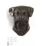 Border Terrier - Dog statue, hanging bust, unique decoration for dog lover by Art-Dog brand