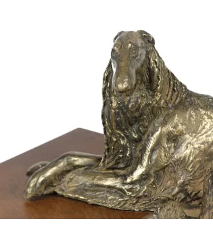 Borzoi, Russian Hunting Sighthound, Russian Wolfhound I - dog statue, figurine for office, trophy for dog show by Art-Dog brand