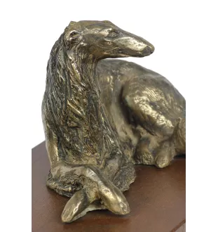 Borzoi, Russian Hunting Sighthound, Russian Wolfhound I - dog statue, figurine for office, trophy for dog show by Art-Dog brand