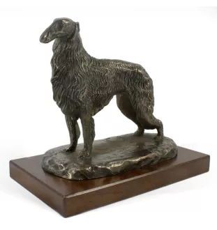 Barsoi, Russischer Jagdwindhund, Barzaia II - Hundestatue, Figur für Büro, Trophäe für Hundeausstellung von Art-Dog brand
