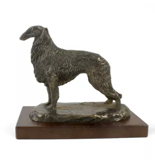 Barzoi, Levrier De Chasse Russe, Lévrier russe II - statue de chien, figurine pour bureau, trophée pour exposition canine par la marque Art-Dog