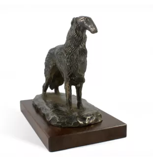 Barsoi, Russischer Jagdwindhund, Barzaia II - Hundestatue, Figur für Büro, Trophäe für Hundeausstellung von Art-Dog brand