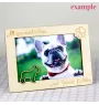 Border Terrier - Photo frame, engraved wooden frame, a lovely gadget for the dog lover by Art-Dog