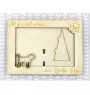 Border Terrier - Photo frame, engraved wooden frame, a lovely gadget for the dog lover by Art-Dog