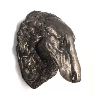 Barzoi, Levrier De Chasse Russe, Lévrier russe - Statue de chien, buste suspendu, décoration unique pour les amoureux des chiens par la marque Art-Dog