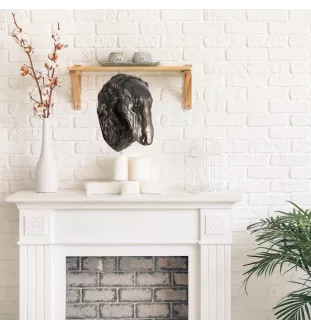 Borzoi, Russian Hunting Sighthound, Russian Wolfhound - Dog statue, hanging bust, unique decoration for dog lover by Art-Dog brand