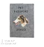 Barsoi, Russischer Jagdwindhund, Barzaia - Hundepassetui, Dokumententasche, Geschenk für den Reisenden von der Marke Art-Dog