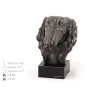 Borzoi, Russian Hunting Sighthound, Russian Wolfhound - Dog statue, bust on stone base, sculpture, trophy for dog show by Art-Dog brand