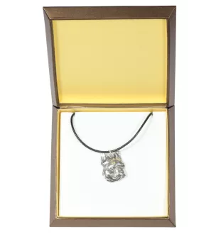 Boston Terrier naszyjnik w pudełku Art-Dog