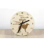 Borzoi, Russian Hunting Sighthound, Russian Wolfhound - clock with dog, wooden clock with engraving, personalised clock by Art-Dog
