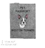 Terrier de Boston, Boston Terrier - Porte passeport pour chien, porte document, cadeau pour le voyageur de la marque Art-Dog