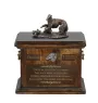 Barzoi, Levrier De Chasse Russe, Lévrier russe - urne pour les cendres de chien, urne avec une statuette, urne personnalisée pour les cendres de chien de la marque Art-Dog