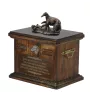 Barzoi, Levrier De Chasse Russe, Lévrier russe - urne pour les cendres de chien, urne avec une statuette, urne personnalisée pour les cendres de chien de la marque Art-Dog