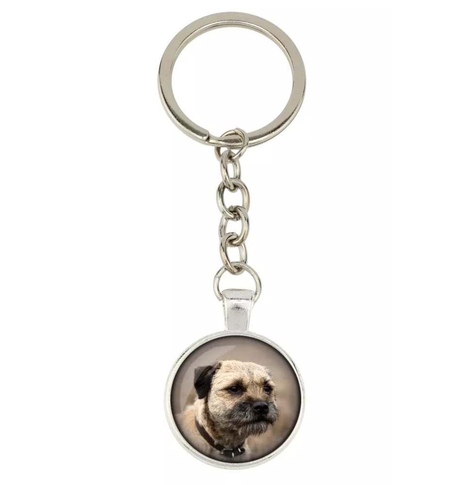 Border Terrier - porte-clés avec votre photo, accessoire pour clés, breloque pour sac de la marque Art-Dog