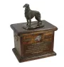 Borzoi, Russian Hunting Sighthound, Russian Wolfhound IV - urn for dog ashes, urn with a statuette, personalized urn for dog ashes by Art-Dog brand