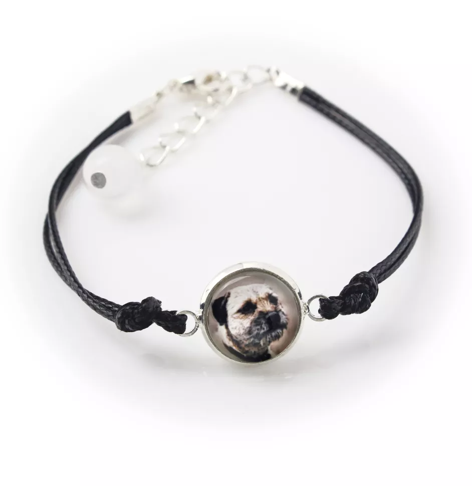 Border Terrier - bracelet avec votre photo faite à la main, bijoux unique de la marque Art-Dog