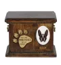 Boston Terrier Personalisierte Hundeurne mit Gravur, Erinnerungsbox für Hundeknochen von der Marke Art-Dog