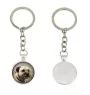 Border Terrier - keychain in a box, own photo, keychain pendant from Art-Dog brand