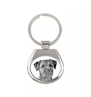 Border Terrier - Schlüsselanhänger mit Hund, Anhänger mit Aufdruck, personalisierter Anhänger der Marke Art-Dog