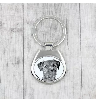 Border Terrier brelok ze zdjęciem psa Art-Dog