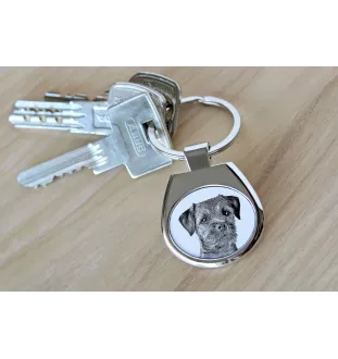 Border Terrier brelok ze zdjęciem psa Art-Dog