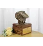 Borzoi, Russian Hunting Sighthound, Russian Wolfhound - urn for dog ashes with a statuette, small urn for a dog, personalized urn with a bust of a dog by Art-Dog brand