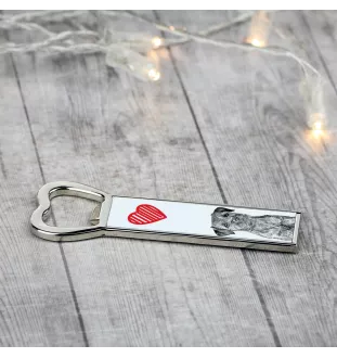 Border Terrier - bottle opener with a dog, personalized fridge opener, unique gift for a man by Art-Dog brand