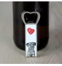 Border Terrier - bottle opener with a dog, personalized fridge opener, unique gift for a man by Art-Dog brand