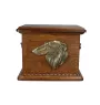 Borzoi, Russian Hunting Sighthound, Russian Wolfhound - urn for dog ashes, personalized urn with engraving and bas-relief, commemorative box for dog ashes by Art-Dog brand