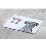 Border Terrier - mouse pad with print, personalized dog-themed mouse pad, unique gadget for an office worker by Art-Dog brand